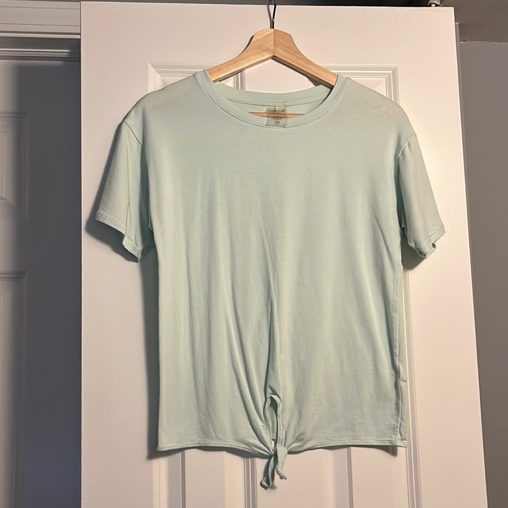 CALIA by Carrie Underwood Tie Front Tee